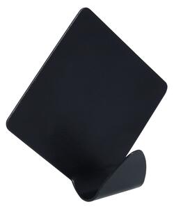 BISK Erga Trendy, 1 cârlig autoadeziv pentru prosoape, negru mat, ERG-08281