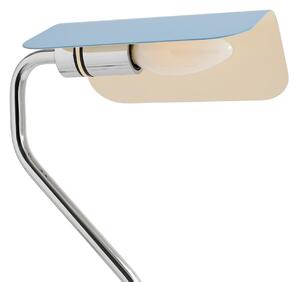 HAY Lampadar Apex, albastru pastel, înălțime 110 cm, soclu E14, oțel, Albastru, Camera de zi / sufragerie, Metal, Design