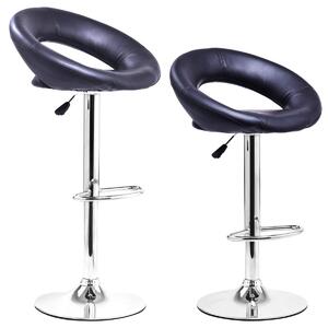 2 buc scaune de bar in doua culori-negru