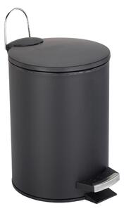 BISK Erga, coș de gunoi rotund 3l, negru, ERG-07514