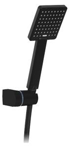 Invena Patras, set de duș de mână cu 1 punct, negru mat, INV-AU-31-M04-G