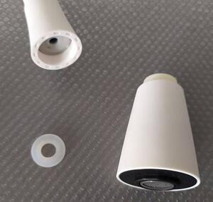 Invena Invena, seria HULA/POGO pipa robinet, alb, INV-SC-B1-100-L