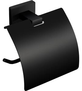 Mexen Arno, suport hartie igienica cu capac, negru mat, 7020733-70