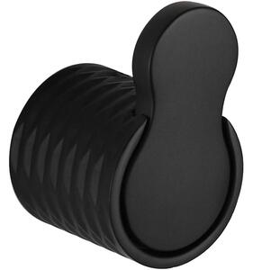 Mexen Base, suport pentru prosoape, 1 cârlig, negru mat, 7088235-70