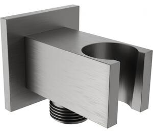 Mexen CUBE, racord de duș de mână de colț ascuns 1/2", grafit, 79300-66