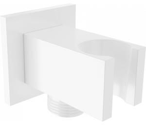 Mexen CUBE, racord de duș de mână de colț ascuns 1/2", alb, 79300-20