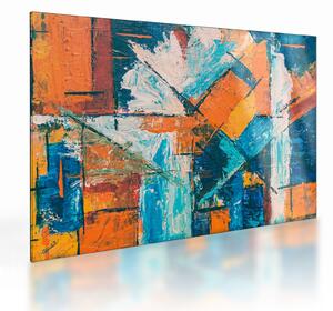 Tablou pe sticlă - Abstract (70x50 cm)