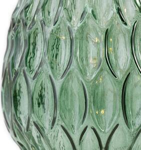 Sfesnic decorativ din sticla Culoare verde, LED MADRID