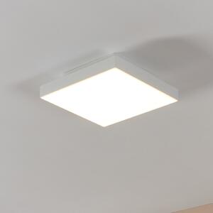 EGLO connect Turcona-Z LED plafonieră cu 30x30cm, reglabil, Alb, Camera de zi / sufragerie, Plastic