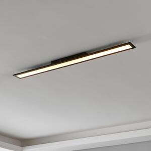EGLO connect Salobrena-Z Plafonieră cu LED, 120x10cm, negru, reglabil, Negru, Camera de zi / sufragerie, Metal, Modern