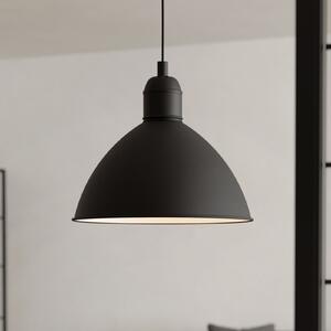 EGLO Priddy 1 lampă suspendată vintage bec, negru, reglabil, Negru, Camera de zi / sufragerie, Metal