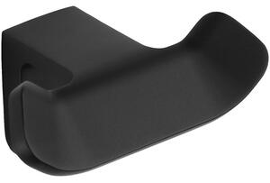 Mexen Lea, suport pentru prosoape 2 carlige, negru mat, 7026035-70