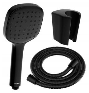 Accesorii Mexen - Set duș de mână cu 1 punct R-33, negru, 785336052-70