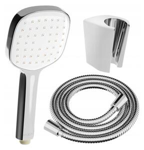 Accesorii Mexen - Set duș de mână cu 1 punct R-33, crom/alb, 785336052-02