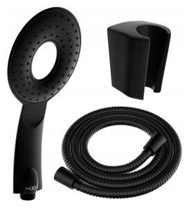 Accesorii Mexen - Set duș de mână cu 1 punct R-73, negru, 785736052-70