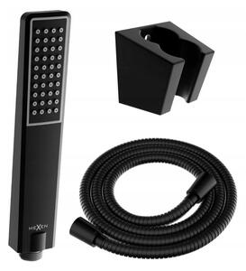 Accesorii Mexen - Set duș de mână cu 1 punct R-72, negru, 785726053-70