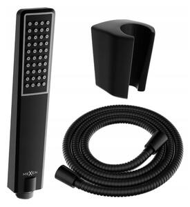 Accesorii Mexen - Set duș de mână cu 1 punct R-72, negru, 785726052-70