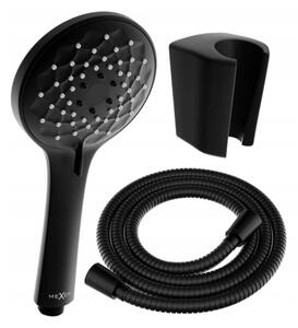 Accesorii Mexen - Set duș de mână cu 1 punct R-74, negru, 785746052-70