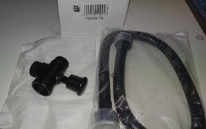 Accesorii Mexen - Comutator de dus pentru dus deasupra capului si de mana, negru, 78500-70