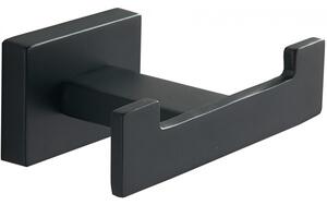 Mexen Accesorii Mexen, suport pentru prosoape ARNO, 2 carlige, negru, 7020735-70