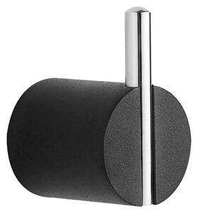 Mexen Accesorii Mexen, suport pentru prosoape Aron, 1 cârlig, negru/crom, 7088135-07