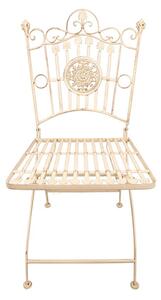 Scaun bistro, din metal, cu aspect vintage, Patio