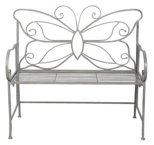 Banca de gradina, din metal, Butterfly