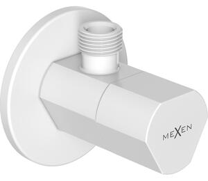 Mexen T, supapă de colț pentru robinet 1/2"x3/8", alb, 79973-20
