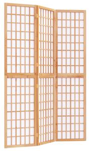 Paravan pliabil de cameră, 3 panouri, 120x170 cm, stil japonez