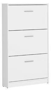 Pantofar NEPO PLUS, alb, PAL laminat, 70x18x121 cm