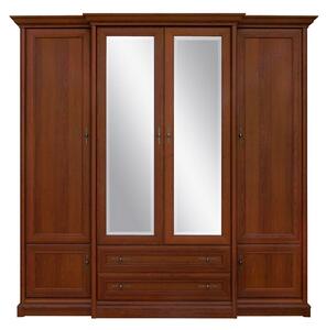 Dressing KENT, nuc, PAL, cu 6 usi si 2 sertare, 227x53x225 cm