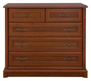 Comoda TV KENT EKOM5S, castan, PAL, 101x45x91 cm