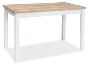 Masa ADAM, stejar craft auriu/alb, 100x60x75 cm