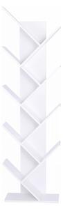 Biblioteca BAKI NEW TYP 1, alb, DTD laminat, 43x20x144 cm