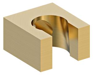 Sapho Sapho, suport de duș pătrat fix, auriu mat, 1205-14GB