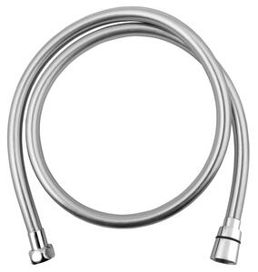 Sapho Sapho, furtun de duș din plastic neted SOFTFLEX, 100 cm, argintiu/crom, 1208-05