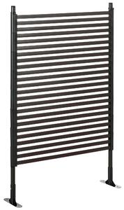 Outsunny Gard Modular Autoportant pentru Grădină din Oțel, 93x22x150 cm, Maro | Aosom Romania