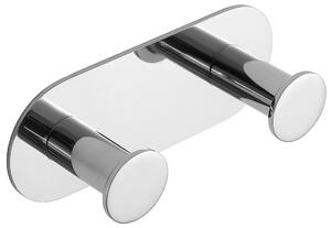 Sapho Sapho, cârlig dublu autoadeziv X-ROUND, oțel inoxidabil lustruit, XR220