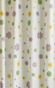 Aqualine Aqualine, Perdeau de dus 180x200cm, vinil, floral, ZV014
