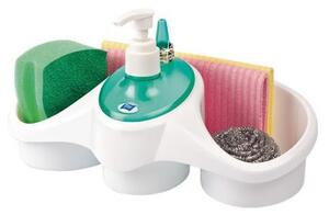 Dispenser detergent vase cu suport pentru burete