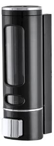 Gamma Gamma, dozator de săpun montat pe perete 400 ml, negru, GMA-DOZS-BK