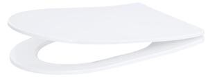 Gamma Magro, scaun toaleta 438x361mm din duroplast cu inchidere lenta, alb, GMA-MAGRO