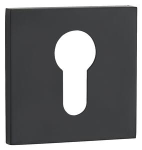 Kuchinox Kuchinox, rozetă mâner cu orificiu pentru inserția cilindrului, negru mat, LAV-LK6_902A