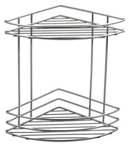 Aqualine Aqualine, poliță de colț cu sârmă dublă Chrome LINE, crom, 37010