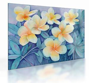 Tablou pe sticlă - Tufe tropicale (70x50 cm)