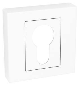 Kuchinox Kuchinox, rozetă mâner cu orificiu pentru inserția cilindrului, alb, LAV-LK5_602A