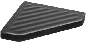 Kuchinox APO, raft de colt de perete 201x201x39 mm, negru mat, LAV-AKA_703T