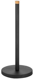 Laveo Oslo, suport metalic pentru prosoape de hârtie 150x150x343 mm, negru-maro, LAV-ELD_700A