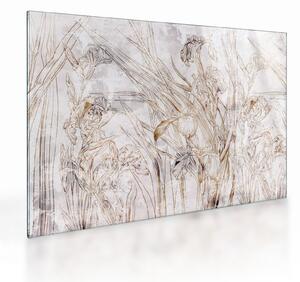 Tablou pe sticlă - Iris (70x50 cm)