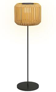 Outsunny Lampă Solară de Grădină cu Iluminare LED și Aprindere Automată, Ø34x130 cm, Galben | Aosom Romania